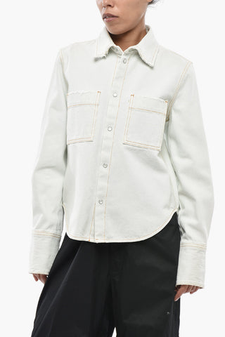 Denim Overshirt GLENN With Snap Buttons