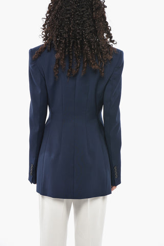 SPORTMAX 캐시미어 더블브레스트 재킷 ADAMO A 플랩 포켓