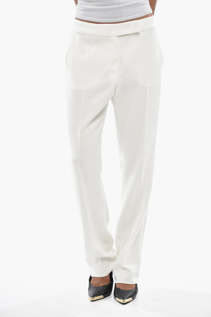 Solid-Color Trousers IDONEO With Concealed Fastening