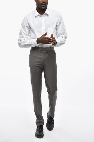 Virgin Wool-Blend Trousers ACADEMY
