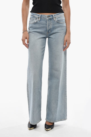 Wide-Leg-Jeans Mit Regulärer Taille 28cm