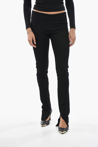 Honeycomb-Pattern High-Waist Leggings