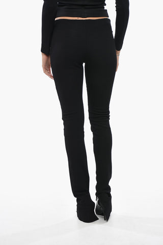 Honeycomb-Pattern High-Waist Leggings