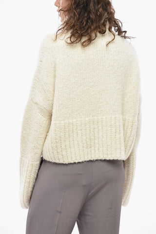 Oversize-Rollkragenpullover Aus Kaschmir-Mix