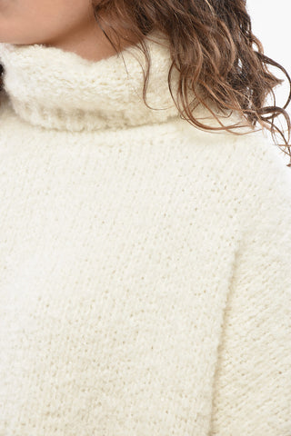 Oversize-Rollkragenpullover Aus Kaschmir-Mix
