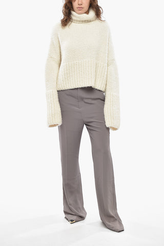 Oversize-Rollkragenpullover Aus Kaschmir-Mix