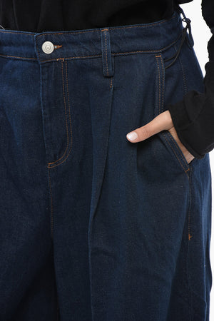 Wide-Leg Jeans FRANKLIN With One Pleat 23cm