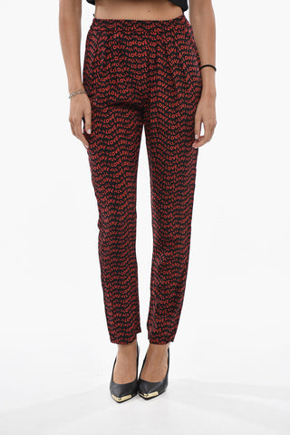 Pantaloni ALL IS LOVE In Seta Con Elastico In Seta