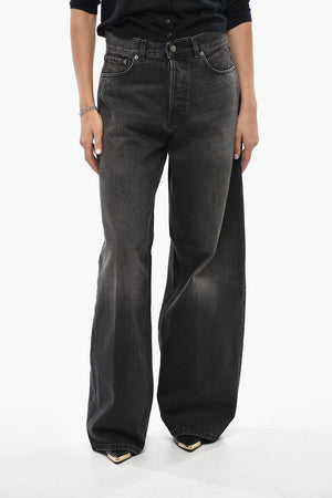 Wide-Leg-Jeans BETHANY dunkle Waschung 28cm