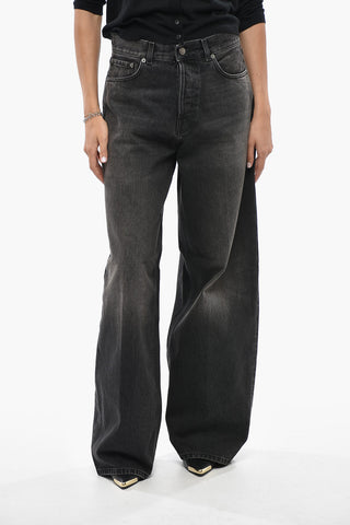 Jeans Wide Leg BETHANY A Lavaggio Scuro 28cm