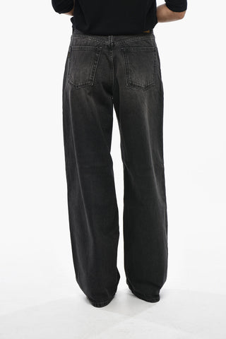 Jeans Wide Leg BETHANY A Lavaggio Scuro 28cm