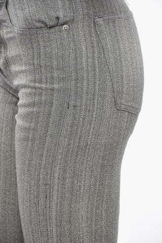 Silk-Blend Five-Pocket Trousers With Mid Rise
