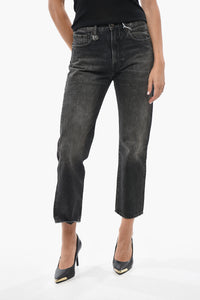 Slim-Fit-Jeans in dunkler Waschung 19cm