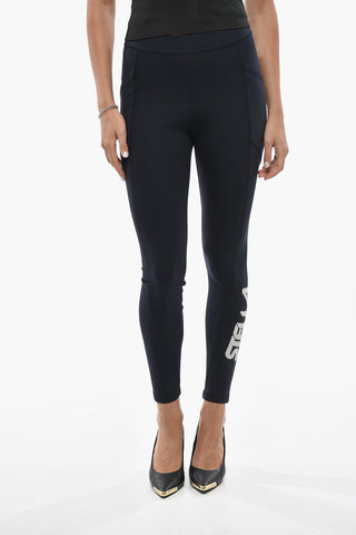 Leggings SCUBA With Logo Print