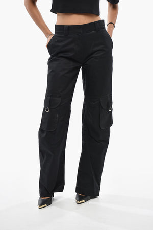 Cotton Cargo Pants With Belt Loops