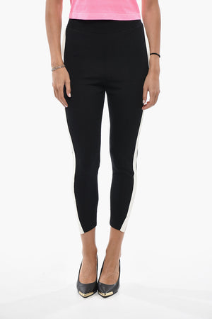 Elasticated Trousers with Side Stripe