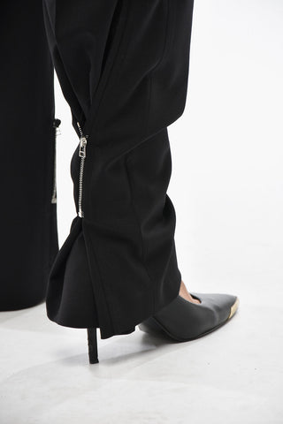 Virgin Wool High-Waisted Trousers ASTOUIN
