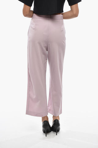 Stretch-Wool Cropped Trousers ALIYA
