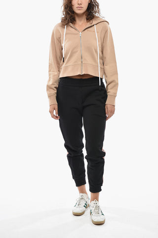 Joggers in Cotone con Bande Logate Laterali