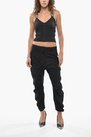 Wollhose TINA mit Drapierung