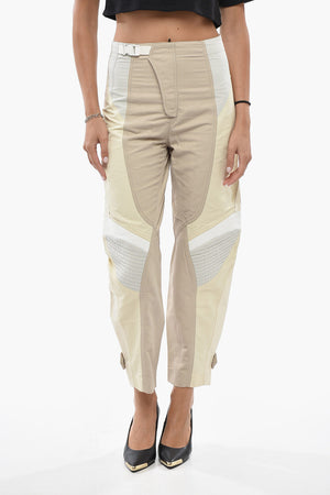 Biker Pants BROOKE with Patchwork Design