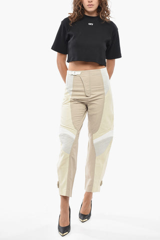 Bikerhose BROOKE mit Patchwork-Design