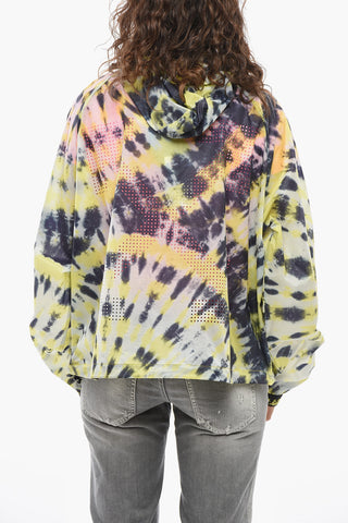 NIKE Tie-Dye Effect Hooded Windbreaker
