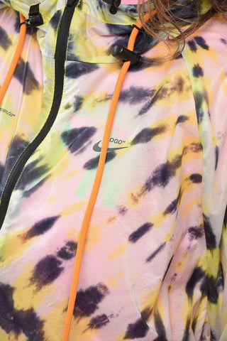 NIKE Tie-Dye Effect Hooded Windbreaker