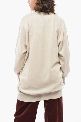 Cardigan Scollo a V In Cashemere