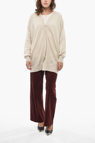Cardigan Scollo a V In Cashemere