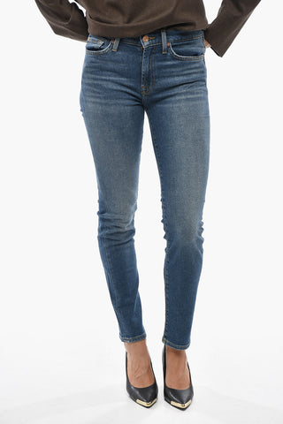 LUXE VINTAGE Jeans Slim Fit ROXANNE With Logo Button 14cm