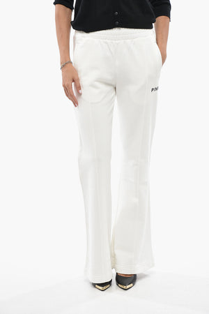Boot-Cut-Joggers aus angerauter Baumwolle