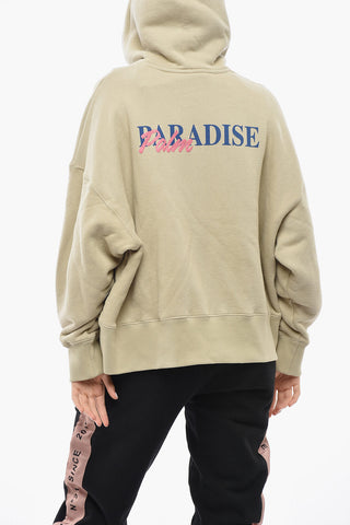 코튼 후디 PARADISE 패치 포켓