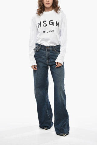 LUXE VINTAGE Stonewashed Jeans LOTTA 32cm