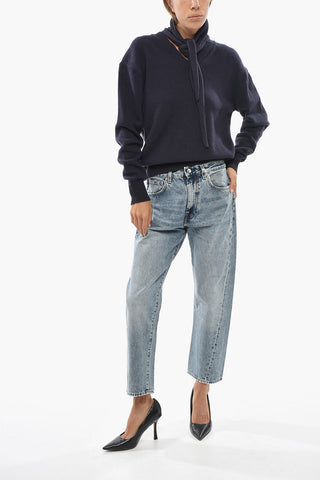 Virgin Wool Hooded Cardigan