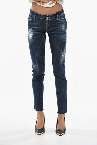 Vintage-Effect Jeans JENNIFER Low-Rise 13cm