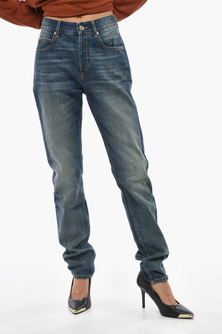 ETOILE Straight-Leg Jeans BILIANA with Visible Topstitching 16cm