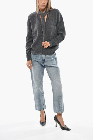 Virgin Wool Hooded Cardigan