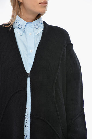 Cardigan in Lana Vergine e Cashmere 