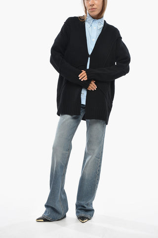 Cardigan in Lana Vergine e Cashmere 