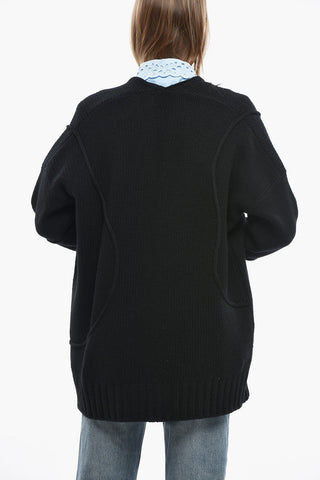 Cardigan in Lana Vergine e Cashmere 