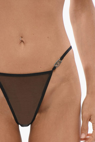 Thong PUNCHY Transparent With Oval-D Detail