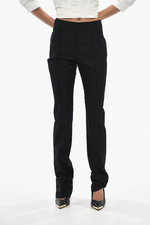 Pantaloni RENEE in Lana a Gamba Dritta