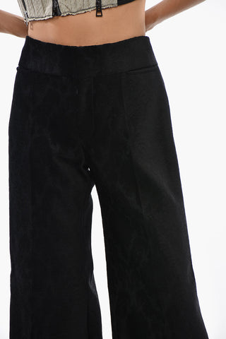 Wide-Leg Trousers With Antemio Motif