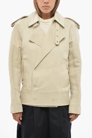 Lightweight Jacket GIU Double-Breasted With Belt