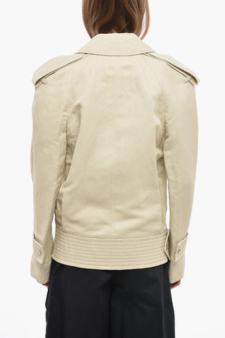 Lightweight Jacket GIU Double-Breasted With Belt
