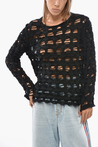 Lightweight Top with All‑Over Cut‑Out Details
