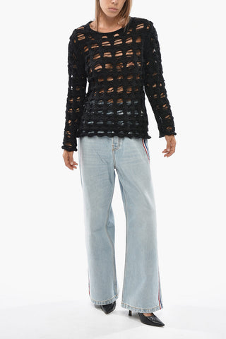 Lightweight Top with All‑Over Cut‑Out Details