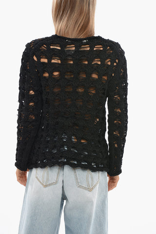 Lightweight Top with All‑Over Cut‑Out Details