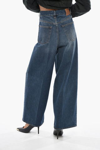 Jeans Wide Leg in Cotone Organico 28cm
